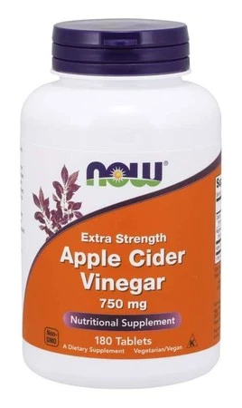 Apple Cider Vinegar - Ocet Jabłkowy 750 mg (180 tabl.)