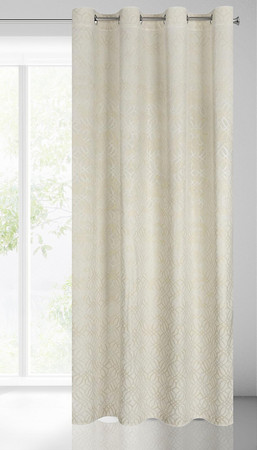 ZASŁONA GOTOWA ARETA 140 X 250 CM KREMOWY