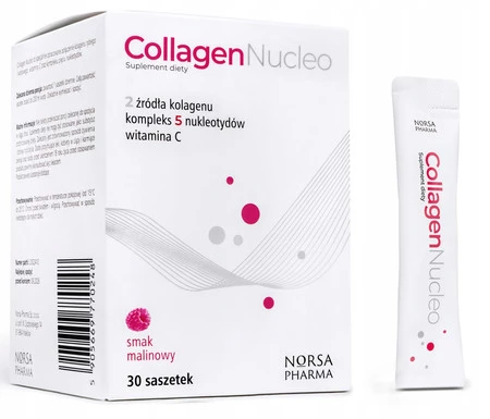 Norsa Pharma Collagen Nucleo mix kolagenów 30 saszetek smak malina