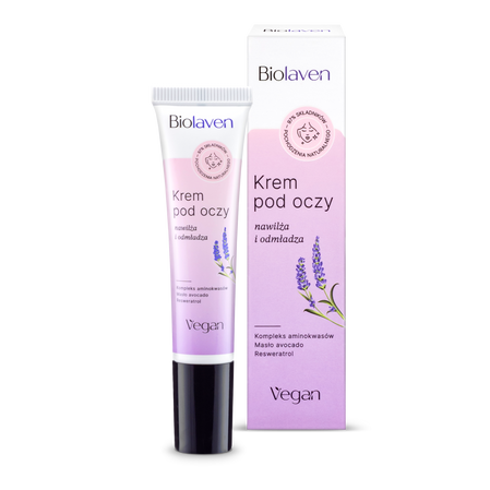 Biolaven Krem pod oczy Olej z pestek winogron & Olejek lawendowy 15ml