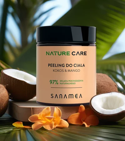 Nature Care - Peeling do ciała, kokos & mango - 100 ml