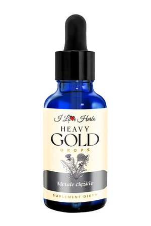 I LOVE HERRBS - HEAVY Gold Drops METALE CIĘŻKIE (50 ml)