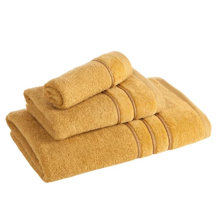 RĘCZNIK SIBEL (06) 50 X 90 CM MUSZTARDOWY