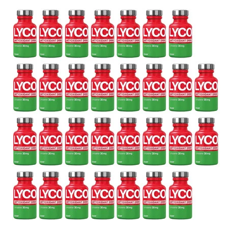 Zestaw 30x Napój LycopenPro Sharp Antyoxidant z Witaminą C 250 ml smak żurawina