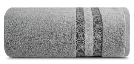 Ręcznik Malika (05), 50 x 90 cm, Jasnoszary