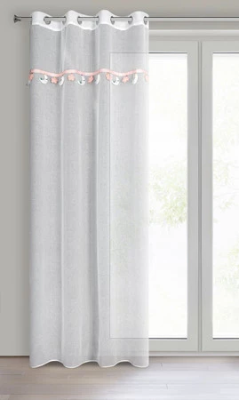 FIRANA GOTOWA MOON 1 140 X 250 CM BIAŁY