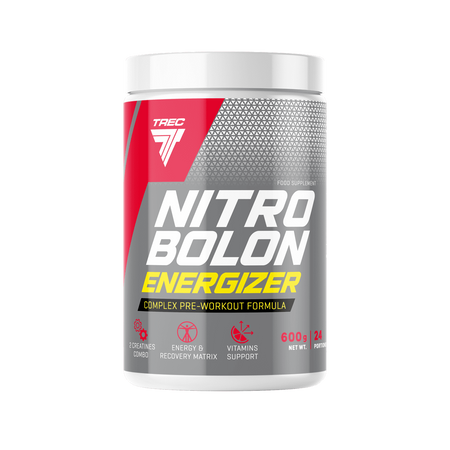 Trec NITROBOLON ENERGIZER przedtreningówka 600g  smak owoce tropikalne