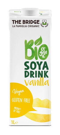 NAPÓJ SOJOWY O SMAKU WANILIOWYM BEZGLUTENOWY BIO 1 L - THE BRIDGE