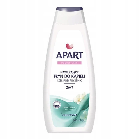 Double Care płyn do kąpieli i żel pod prysznic 2w1 Białe Kwiaty 900ml