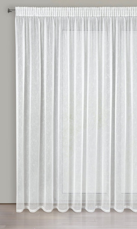 FIRANA GOTOWA KELLY NA TAŚMIE 300 X 250 CM BIAŁY