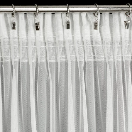 FIRANA GOTOWA AMY NA TAŚMIE 300 X 150 CM BIAŁY