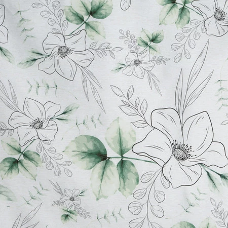 Komplet pościeli satynowej Spring 28, 220 x 200 cm, Biały