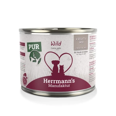 HERRMANN'S MANUFAKTUR Kreativ Mix Wild - 100% dziczyzna (200g)