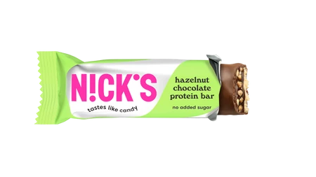 Zestaw 6x N!CK'S Nicks Hazelnut Chocolate Protein Bar Baton orzechowy bez cukru 50g