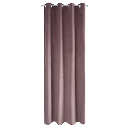 ZASŁONA GOTOWA PIERRE 140 X 250 CM PUDROWY RÓŻ