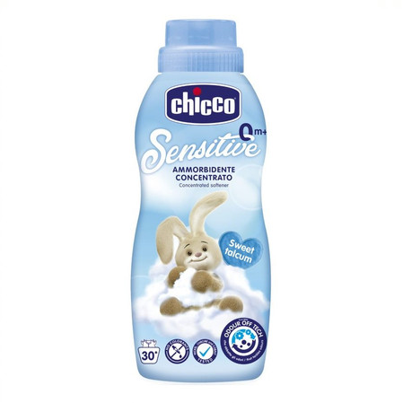 Chicco płyn sweet talcum 750 ML 0m+ Płyn do zmiękczania i płukania odzieży dziecięce