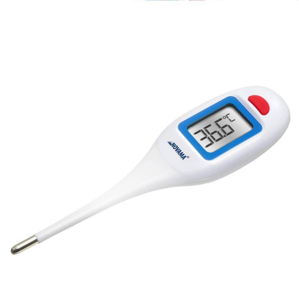 NOVAMA Combo XL 1 szt Termometr elektroniczny 10 sek wodoodporny z elastyczną końcówką i dużym wyświetlaczem