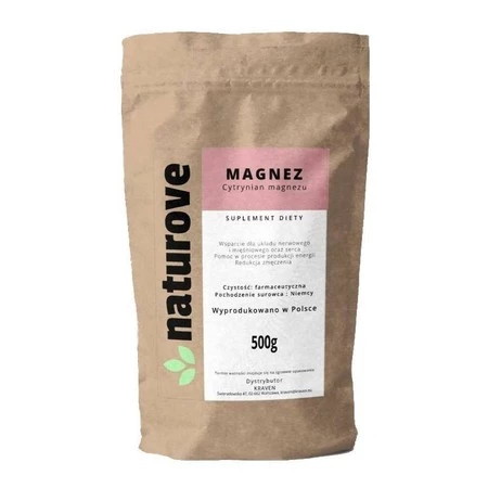 Naturove Magnez Cytrynian 500 g