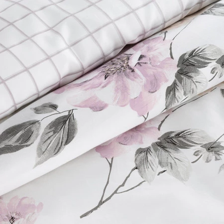 Komplet pościeli satynowej Spring 31, 220 x 200 cm, Biały