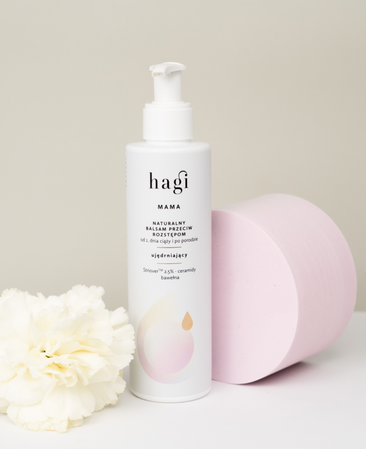 Hagi Mama - Naturalny balsam przeciw rozstępom dla kobiet od 1 dnia ciąży 200 ml