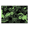 Mudpuppy Puzzle świecące w ciemności Monster trucki 100 elementów 5+
