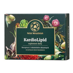 Herbal Monasterium KardioLipid na wsparcie serca 30 kaps.