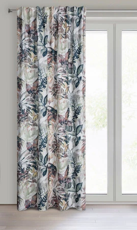 ZASŁONA GOTOWA LILIA NA TAŚMIE 140 X 270 CM BIAŁY