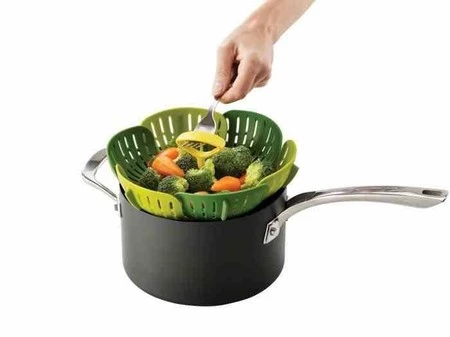 JJ - Koszyk do gotowania na parze, zielony, Bloom