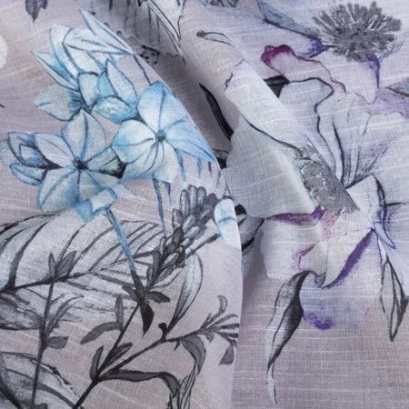 ZASŁONA GOTOWA HONEY NA TAŚMIE 140 X 270 CM RÓŻOWY