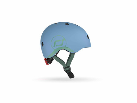 SCOOTANDRIDE Kask XXS-S dla dzieci 1-5 lat Steel