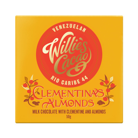 Willie's Cacao - Czekolada - Clementina's Almond 50g - Nabea.pl
