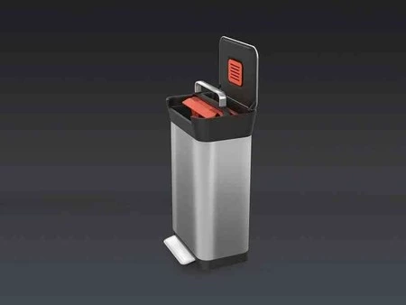 JJ - Kosz na śmieci 30l Titan, stalowy