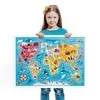 Puzzle 60 Puzzlove CzuCzu Zwierzęta Mapa Świata -