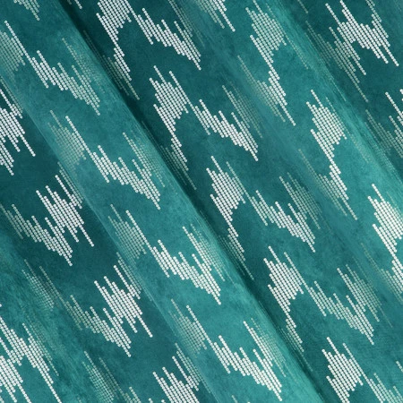 ZASŁONA GOTOWA CHILL 140 X 250 CM TURKUSOWY