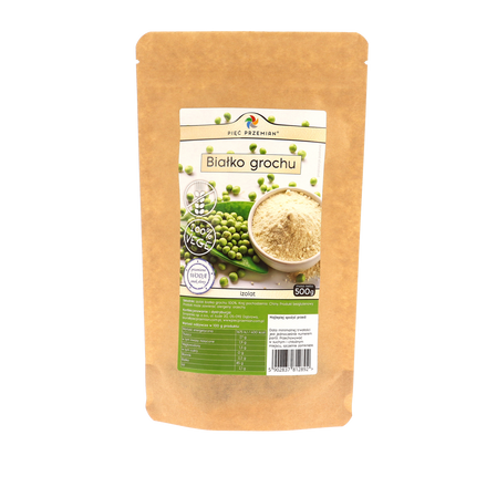 Pięć Przemian Białko grochu izolat 500 g