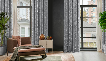 ZASŁONA GOTOWA LIVIA 140 X 250 CM STALOWY