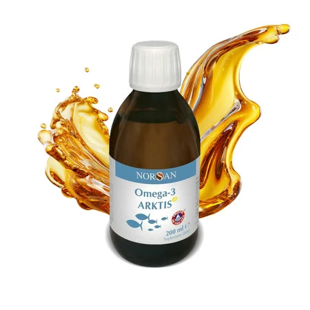 Norsan Omega-3 ARKTIS naturalny olej z dorsza kwasy EPA i DHA 200 ml smak cytrynowy