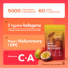 Zestaw Intenson: 1x Multi Kolagen Lemoniada Witamina C, Kwas Hialuronowy o smaku mango marakuja 220g i 1x Kreatyna Monohydrat 255g pure