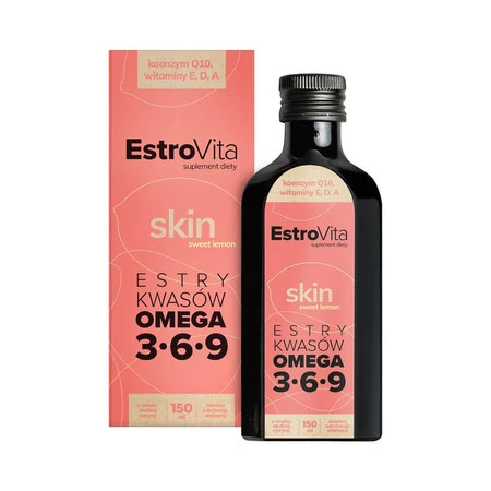 EstroVita Skin Omega 3-6-9 dla kobiet 150 ml smak lemon