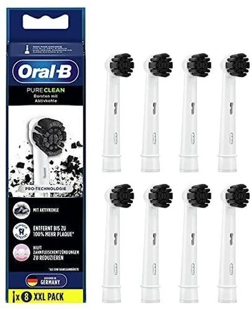 ORAL-B BRAUN KOŃCÓWKI EB20CH-8 PURE CLEAN BLACK