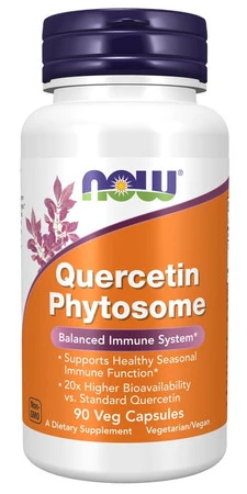 NOW FOODS Quercetin Phytosome na wsparcie odporności 90 kaps. vege