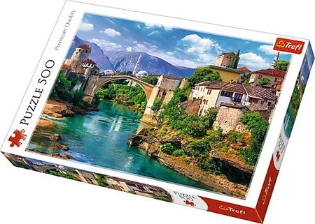 Puzzle 500 Stary most w Mostarze Bośnia i Hercegowina 37333 -