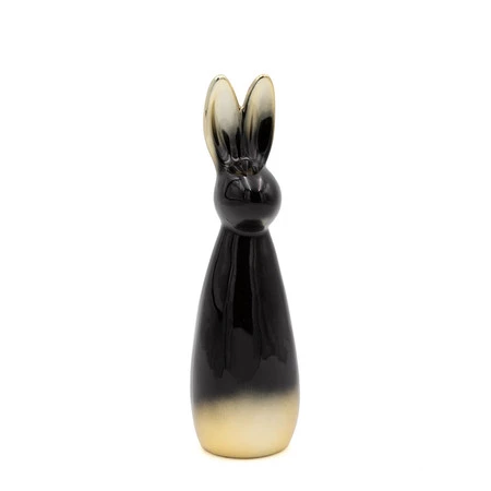 Ozdoba Wielkanocna, Figurka ceramiczna, kolor czarny, rozmiar 6 x 22 x 6 cm