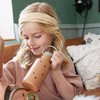 Lassig Bidon ze stali nierdzewnej z dodatkową zakrętką z ustnikiem 500 ml Happy Prints karmelowy