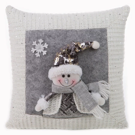 ŚWIĄTECZNA POSZEWKA KEVIN 40 X 40 CM BIAŁY