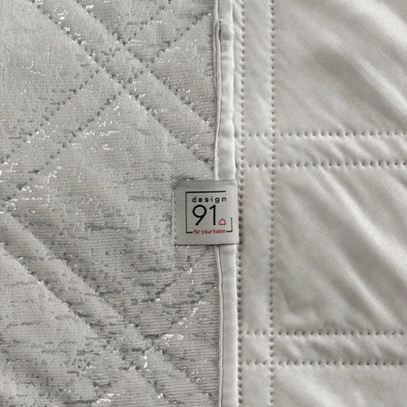 NARZUTA D91 LUIZ 200 X 220 CM SREBRNY