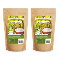 Zestaw: 2x Pięć Przemian − Mąka ryżowa pełnoziarnista − 500 g