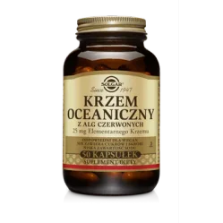 Solgar Krzem Oceaniczny wspiera utrzymanie zdrowych kości 50 kaps. vege