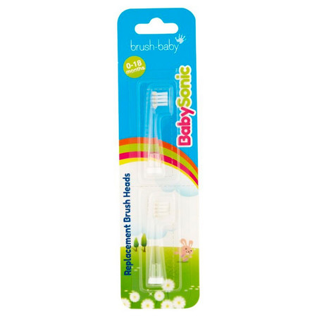 BRUSHBABY BabySonic końcówki (0-18) 2szt.