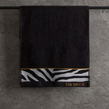Ręcznik Eva 22 30 x 50 cm, Czarny